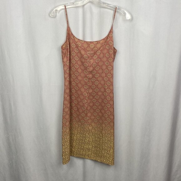 J.Crew 100% Silk Mini Slip Dress Bohemian Paisley Print - Size 6 - Picture 7 of 8